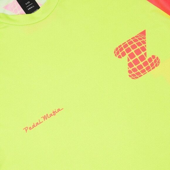 Pedal Mafia Tech T Shirt Size L‎ Yellow NWT in packaging - Picture 4 of 10